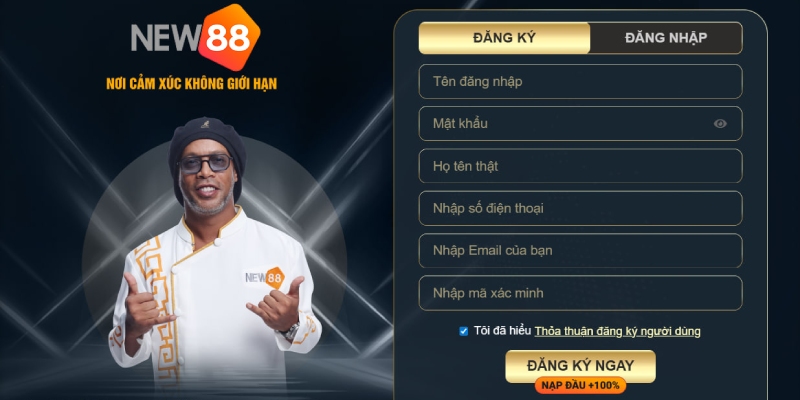 Hướng dẫn chi tiết các bước đăng ký tài khoản new88